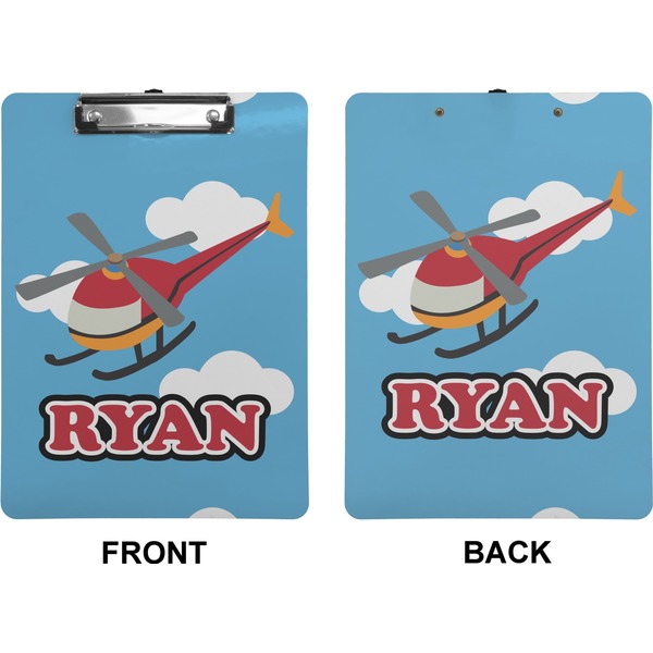 Helicopter Clipboard (Letter) (Front + Back)