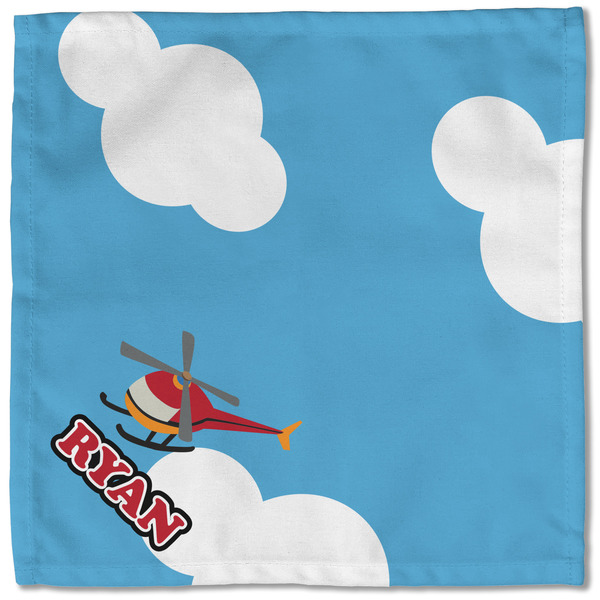 Helicopter Cloth Napkins - Personalized Lunch (Single Full Open)