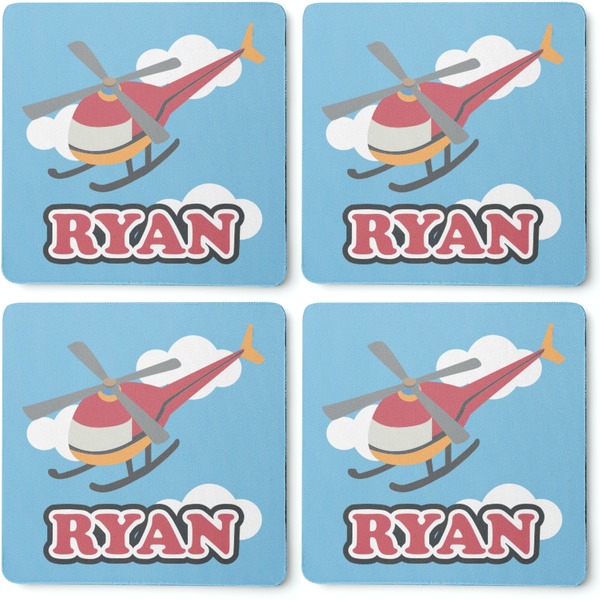 Helicopter Coaster Rubber Back - Apvl