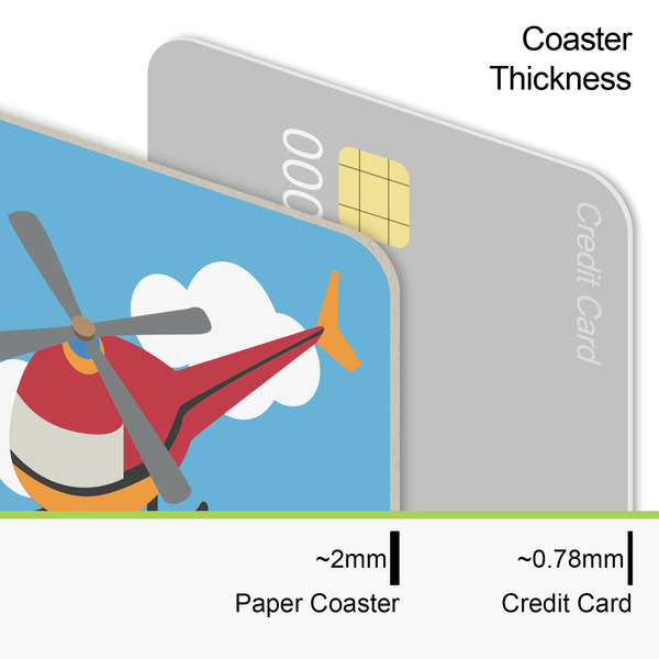 Helicopter Coaster Thickness