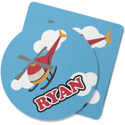 Helicopter Rubber Backed Coaster (Personalized)