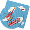 Helicopter Rubber Backed Coaster (Personalized)