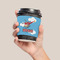 Helicopter Coffee Cup Sleeve - LIFESTYLE