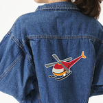 Helicopter Large Custom Shape Patch - 2XL