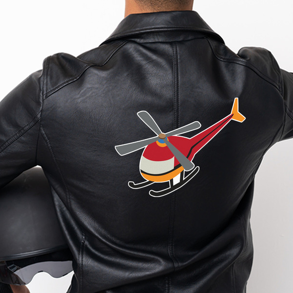 Helicopter Custom Shape Iron On Patches - XXXL - APPROVAL