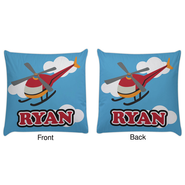 Helicopter Decorative Pillow Case - Approval
