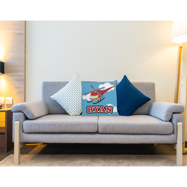Helicopter Decorative Pillow Case - LIFESTYLE