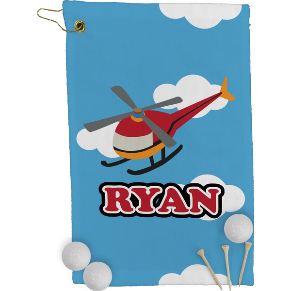 Helicopter Design Golf Towel (Personalized)