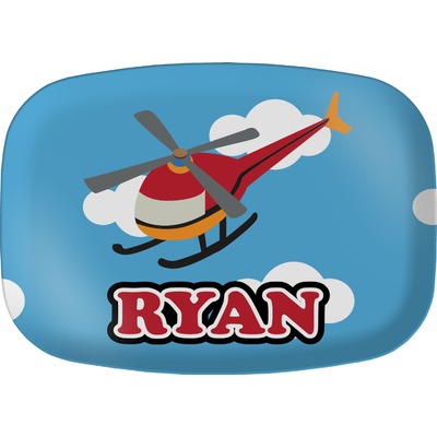 Helicopter Melamine Platter (Personalized)
