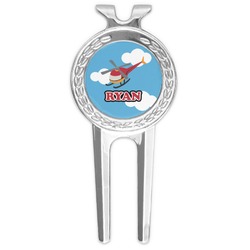 Helicopter Golf Divot Tool & Ball Marker (Personalized)