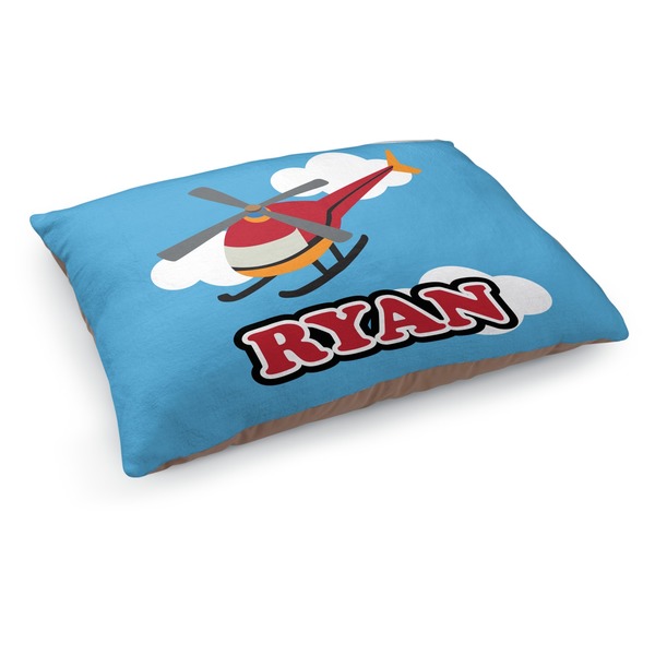 Custom Helicopter Dog Bed - Medium w/ Name or Text
