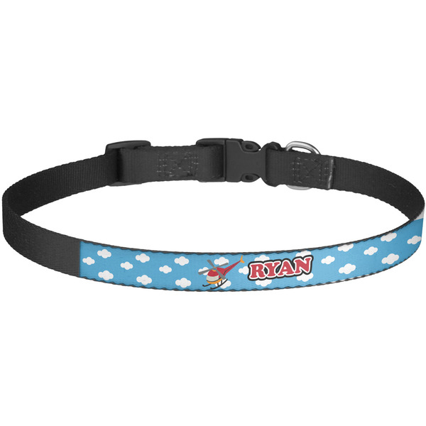 Custom Helicopter Dog Collar - Large (Personalized)