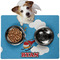 Helicopter Dog Food Mat - Medium LIFESTYLE