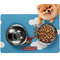 Helicopter Dog Food Mat - Small LIFESTYLE