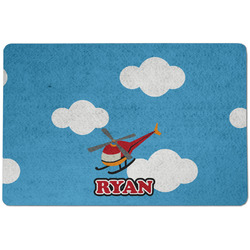Helicopter Dog Food Mat w/ Name or Text