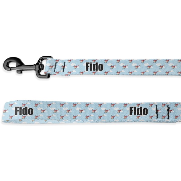 Custom Helicopter Deluxe Dog Leash (Personalized)