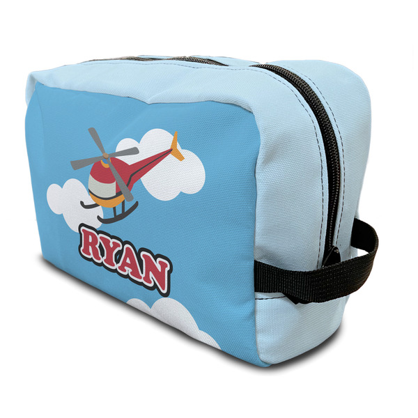 Custom Helicopter Toiletry Bag / Dopp Kit (Personalized)