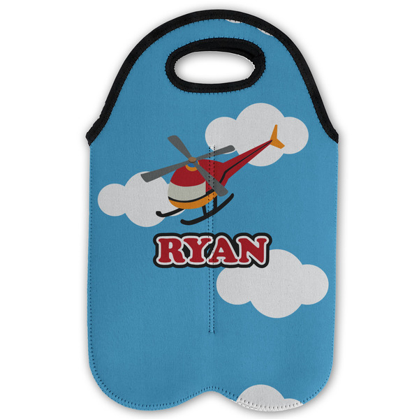 Helicopter Double Wine Tote - Flat (new)