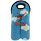 Helicopter Wine Tote Bag (2 Bottles) (Personalized)