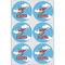 Helicopter Drink Topper - Large - Set of 6