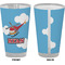 Helicopter Pint Glass - Full Color - Front & Back Views