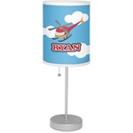 Helicopter 7" Drum Lamp with Shade Polyester (Personalized)