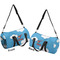 Helicopter Duffle bag large front and back sides