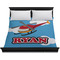 Helicopter Duvet Cover - King - On Bed - No Prop