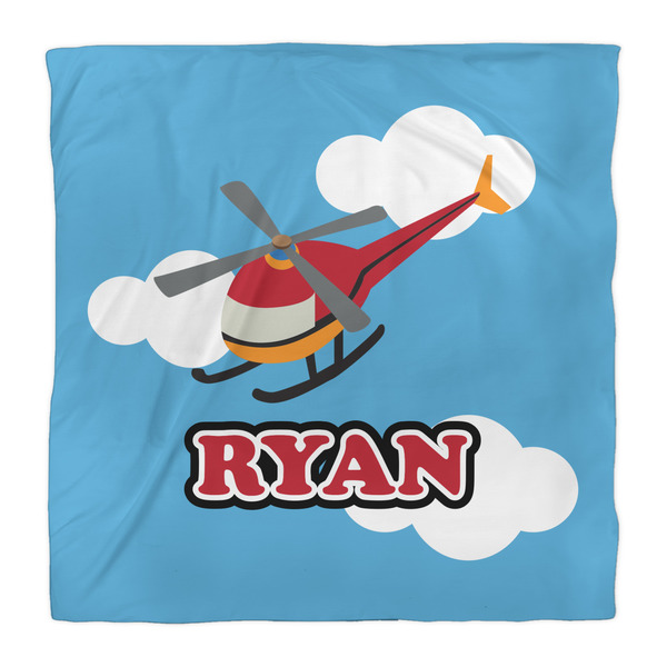Helicopter Duvet Cover - Queen - Front