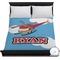 Helicopter Duvet Cover - Full / Queen (Personalized)