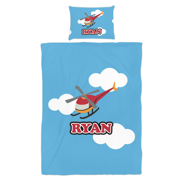 Helicopter Duvet Cover Set - Twin - Alt Approval