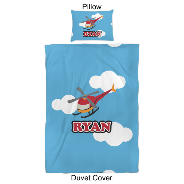 Helicopter Duvet Cover Set - Twin XL - Approval