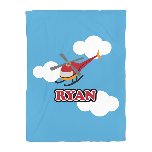 Helicopter Duvet Cover - Twin - Front