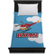 Helicopter Duvet Cover - Twin XL - On Bed - No Prop
