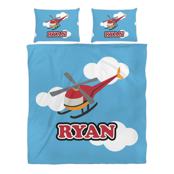 Helicopter Duvet cover Set - Queen - Alt Approval