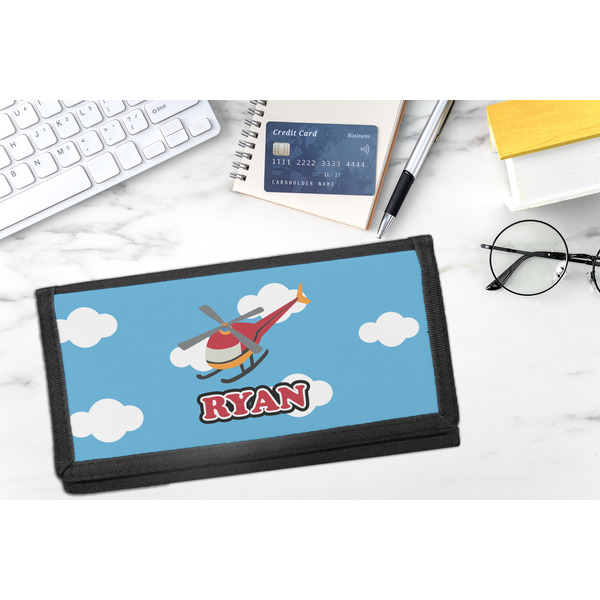 Helicopter DyeTrans Checkbook Cover - LIFESTYLE