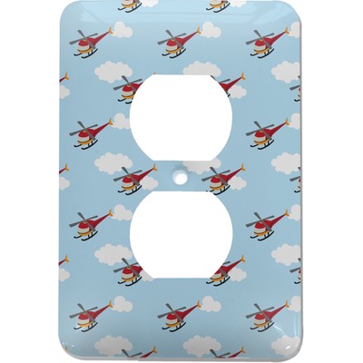 Helicopter Electric Outlet Plate (Personalized)