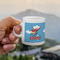 Helicopter Espresso Cup - 3oz LIFESTYLE (new hand)