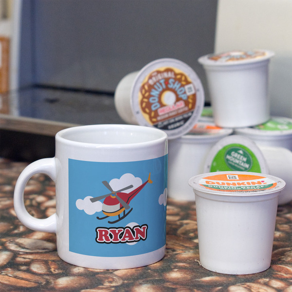 Helicopter Espresso Cup - Single Lifestyle