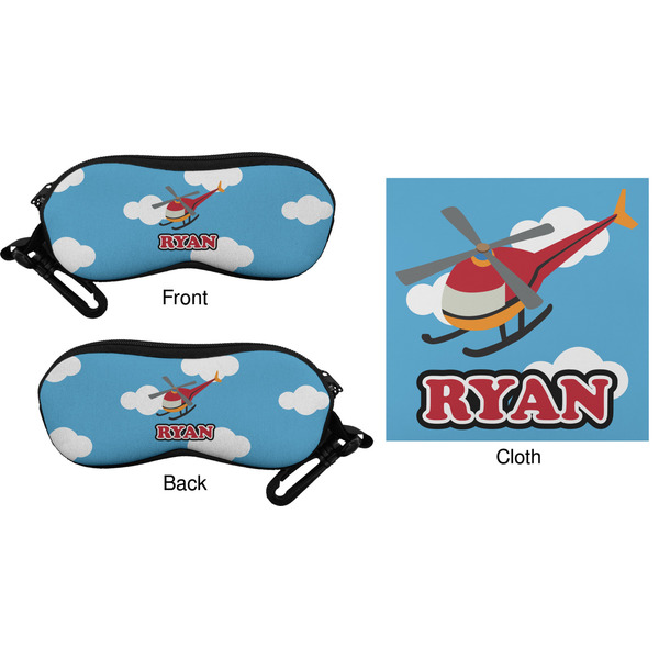 Helicopter Eyeglass Case & Cloth (Approval)