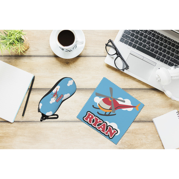 Helicopter Eyeglass Case and Cloth Set - LIFESTYLE