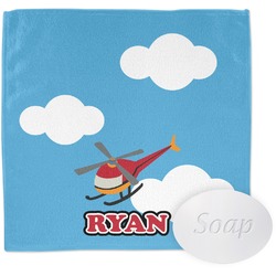 Helicopter Washcloth (Personalized)