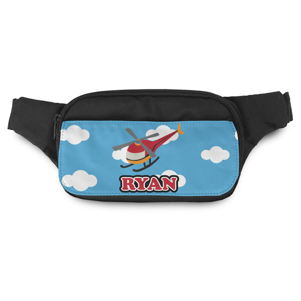 Custom Helicopter Fanny Pack - Modern Style (Personalized)