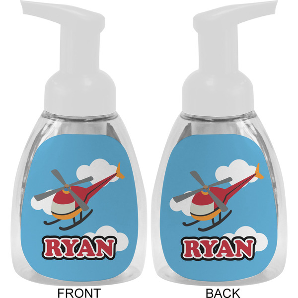 Helicopter Foam Soap Bottle Approval - White