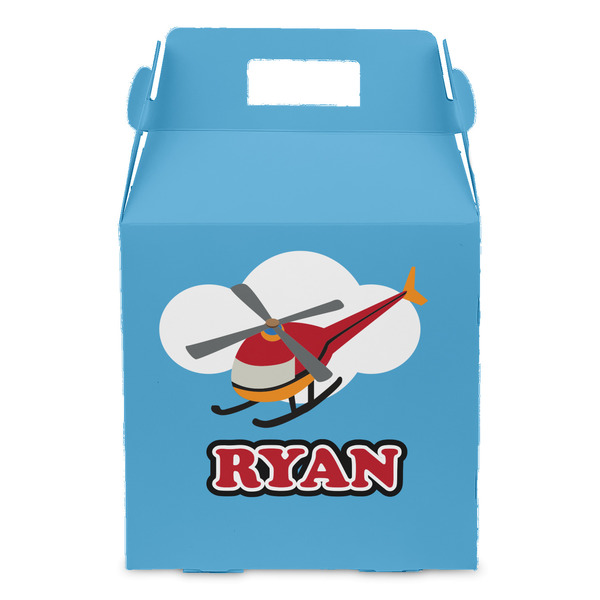 Helicopter Gable Favor Box - Front