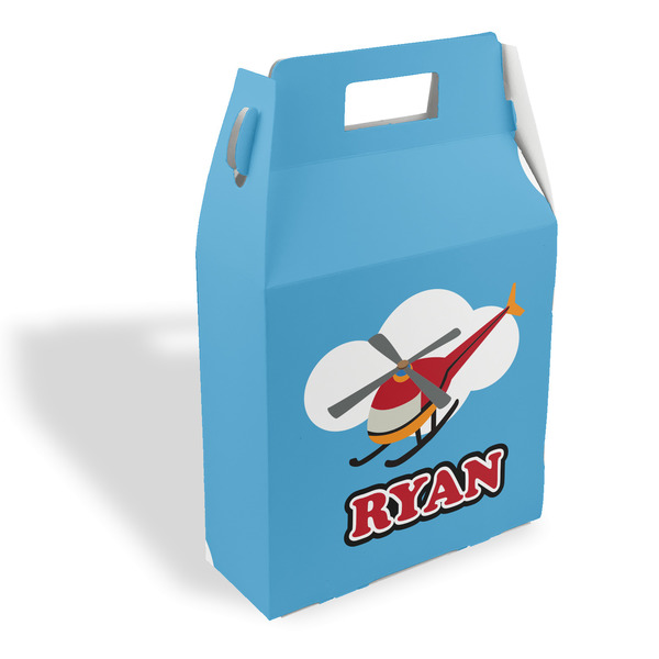 Custom Helicopter Gable Favor Box (Personalized)