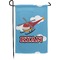 Helicopter Small Garden Flag - Double Sided w/ Name or Text