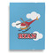Helicopter Garden Flags - Large - Double Sided - BACK