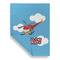 Helicopter Garden Flags - Large - Double Sided - FRONT FOLDED