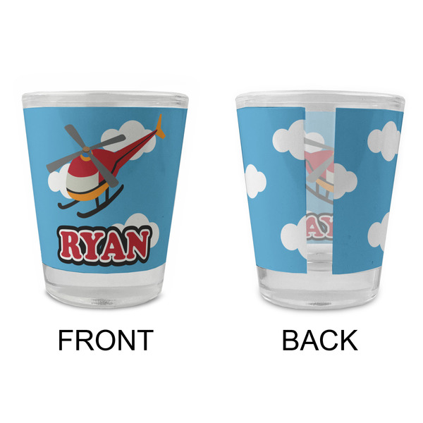 Helicopter Glass Shot Glass - Standard - APPROVAL